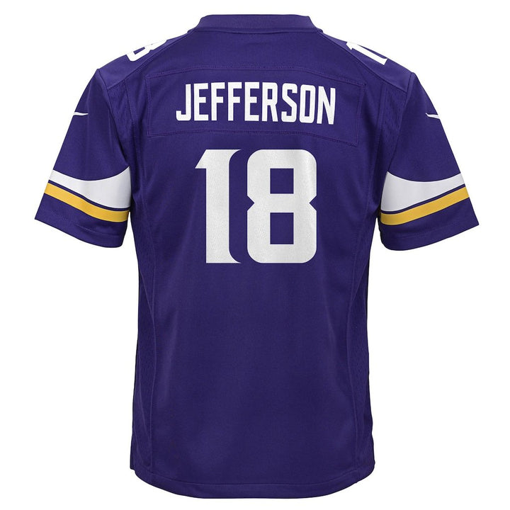Youth Minnesota Vikings Justin Jefferson Jersey - Shapers Corp